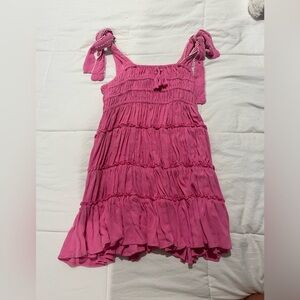 Chelsea and Violet Pink Ruffle Dress